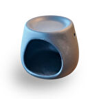 Therapium Naturalis Seramik El Yapımı Buhurdanlık Mat Siyah