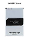 LG K8-2017 Telefonlarla Uyumlu Batarya Pi 2500 mAh