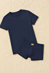 Erkek Giyim Bambu Bisiklet Yaka T-Shirt & Boxer 2'li Takım LL.IL16.KE12096