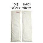 BEZHANE 8 Katlı Yıkanabilir Bebek Pedi Kapiçino Krem 2 Numara