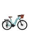 BİSAN BİSİKLET 28 J CTX 6300 Kadın ŞEHİR GEZİ 21-VİTES-TURKUAZ