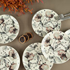 Aryıldız Gelincik Pasta Tabağı 6 Parça 19 cm