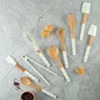 Arow 9 Parça Servis Seti Beyaz