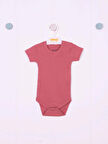 Kidaxi Kısa  Kollu Çıtçıtlı Bebek Body