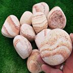 Sarı Çizgili Dolomit 9 Kg 6-10 Cm Sarı Dolomit Taş