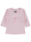 Civil Baby Kız Bebek Penye Sweatshirt 6-18 Ay Pembe