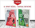 8.Sınıf Sayısal ve Sözel Deneme Seti 2 Kitap Tudem Yayınları