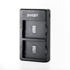 Sanger Nikon EN-EL14 Batarya Uyumlu İkili USB Şarj Cihazı