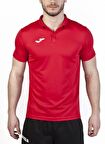 Joma Polo Yaka Düz Kırmızı Erkek T-Shirt 100437.600-POLO SHIRT HOBBY RED S/S