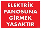 Elektrik Panosu Levhası 25x35 KOD:1118