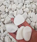 Dolomit Taş 15 Kg 2-4 Cm Beyaz Dere Taşı Çakıl Taşı Bahçe Süs Taş