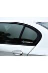 Civic Yan Cam Sticker Oto Kapı 20 Cm X 7 Cm Hologram c44