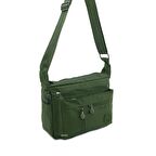 Klinkır Kadın Postacı Çanta Çok Cepli Çapraz Askılı