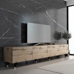  MOBİLYA GEZEGENİ Maer Gold Tv Ünitesi 210 Cm Çırağan Renk