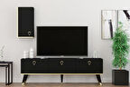 MOBİLYA GEZEGENİ HERMES TV ÜNİTESİ 150 CM Siyah
