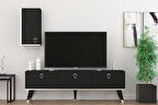 MOBİLYA GEZEGENİ HERMES TV ÜNİTESİ 150 CM Siyah