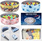 Baby Marine Katlanır Aktivite ve Top Havuzu - 100 Top Hediye  - 4 Renk