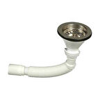 Bocchi Eviyeler için Paslanmaz Çelik Süzgeç ve Sifon 2331-0001