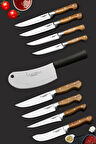 Mutfak Bıçak Seti Et Ekmek Sebze Meyve Soğan Salata Bıçak Seti ( 9 Parça )