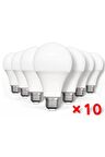Led Ampul Günışığı Sarı Renk 9 Watt Tasarruflu 10 Lu Paket