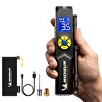 Michelin MC33382 Şarjlı Li-ion 150 PSI Taşınabilir Dijital Basınç Göstergeli Led Aydınlatmalı Lastik Şişirme Pompası 