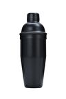 Komple Çelik Mat Siyah 700 ml Shaker Kokteyl Hazırlama Kabı Bardağı cin343sy