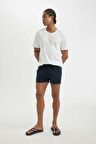 DeFactoFit Andy Baskılı Esnek Dokulu Kısa Boy Sporcu Deniz Şortu B5987AX24HSNV146