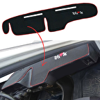 Tofaş Şahin Doğan Kartal Alçak - Düşük Ön Göğüs Kırmızı Torpido Koruma Kaplama Halısı Örtüsü