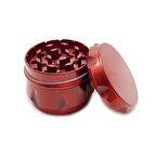 Kırmızı 55 mm. Tütün Baharat Herbal Öğütücüsü Parçalayıcı pz39kr
