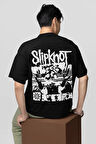 Slipknot Baskılı Unisex Oversize Tişört