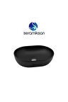 Alto Oval Mat Siyah Deliksiz Lavabo 50 Cm