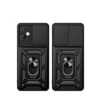 İnfinix Hot 30 4g Kılıf Pars Lens Yüzüklü Silikon - Gold