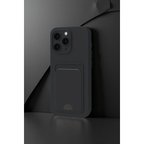 İphone 16 Pro Max Kılıf Kelvin Kartvizitli Silikon - Lila