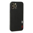 İphone 12 Pro Kılıf Loop Deri Silikon - Siyah