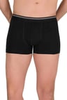 Likralı Erkek Boxer Şort Siyah 1097B — Beden: M