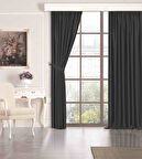 Quartz Blackout Siyah Renk Karartma Perde