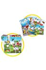 Baby Puzzle Cubes Bebek Resimli Küpler 9 Parça Yapboz Küp Eğitici Kız Erkek Çocuk Oyuncak Orijinal