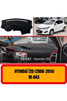 Hyundai I20 2008-2014 Ön Örtüsü Göğüs Panel Torpido Koruma Koruyucu Kılıfı Halısı Yedek Parça