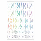 GOGO A4 STİCKER HA HA HAHA HOLOGRAM TEK PAKET ÇOKLU STİCKER