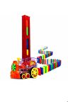 Domino Taşları Dizen Pilli Tren