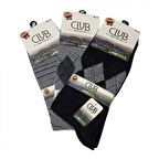 Club Lamswool Yün Erkek  Kışlık Çorap 3 Adet
