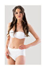 Ince Düşük Bel Slip Korse Beyaz 7025