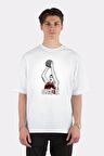 Unisex Beyaz Oversize T-shirt Pipsqueak Hanamichi Sakuragi