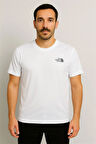 BİSİKLET YAKA ERKEK T-SHİRT BEYAZ THENORTHFACE