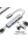 Abatech Type-C 4 Port USB 3.0 Laptop Telefon Uyumlu Çoklayıcı Hub