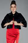 Kapri Kol Kürk Görünümlü Abiye Ceket ABC003