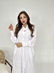 JANES 6215 ELBİSE-BEYAZ