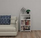 3 Raflı Kitaplık / Beyaz