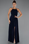 Balen Korse Yırtmaçlı Uzun Şifon Abiye Elbise ABU5298
