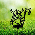 Bahçe Kazığı Demir Üretimi Viking Tasarım Bahçe Süsü